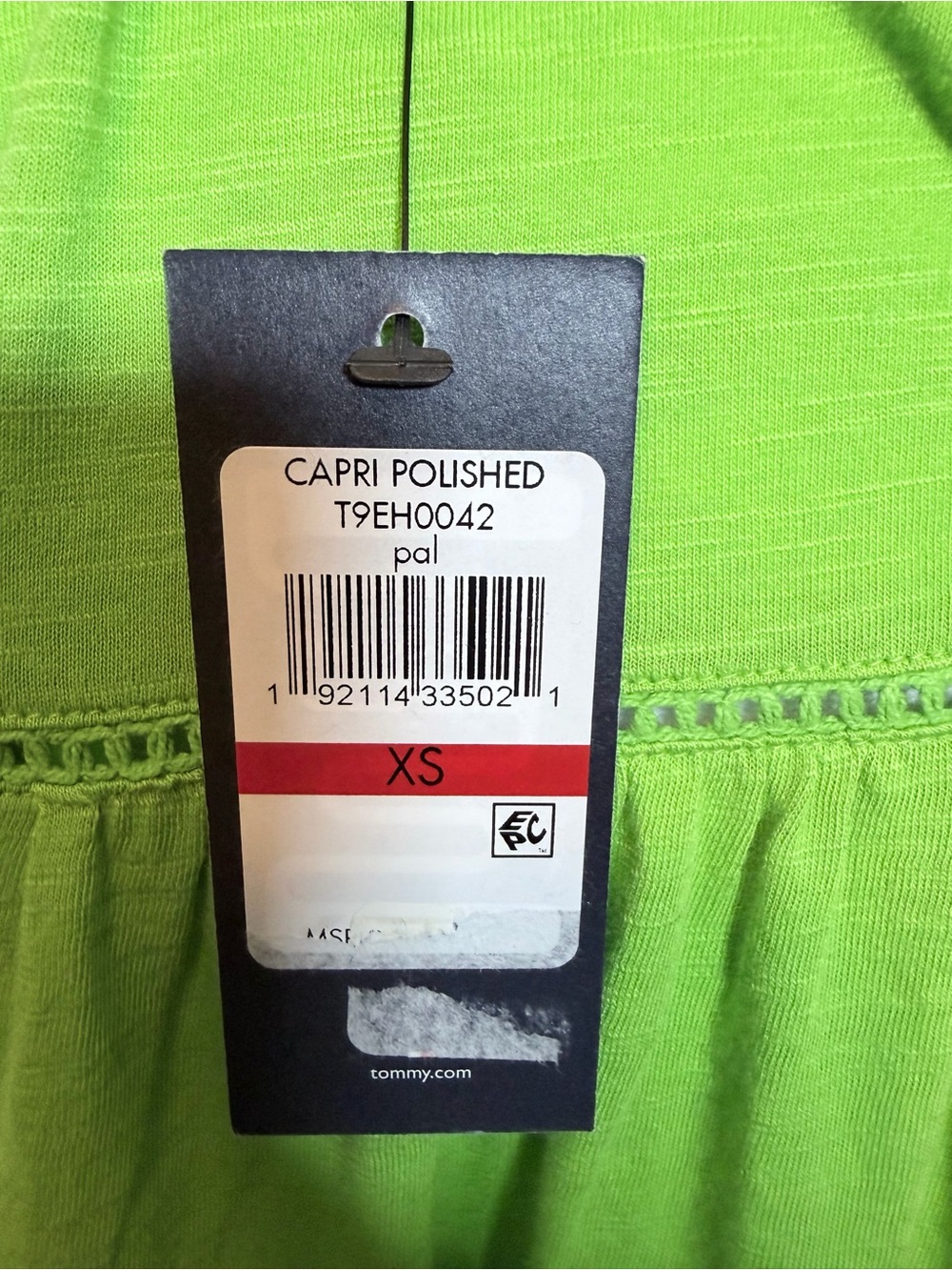 Tommy Hilfiger Women’s Short Sleeve Peasant Top - Picture 4 of 4